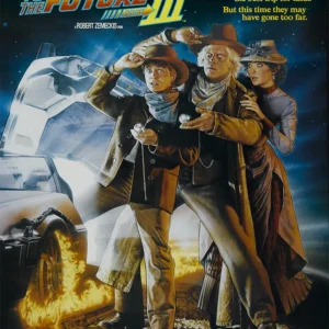 Back To The Future 3 Film Movie Poster Super Glossy Photo Paper