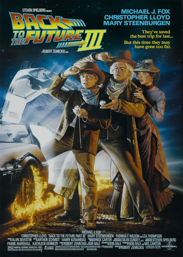 Back To The Future 3 Film Movie Poster Super Glossy Photo Paper