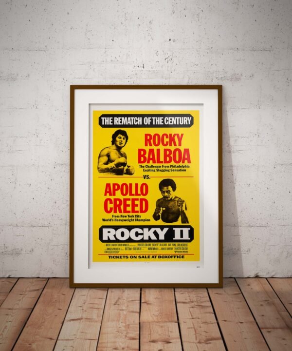 Rocky 2 Film Movie Poster Super Glossy Photo Paper A5 A4 A3